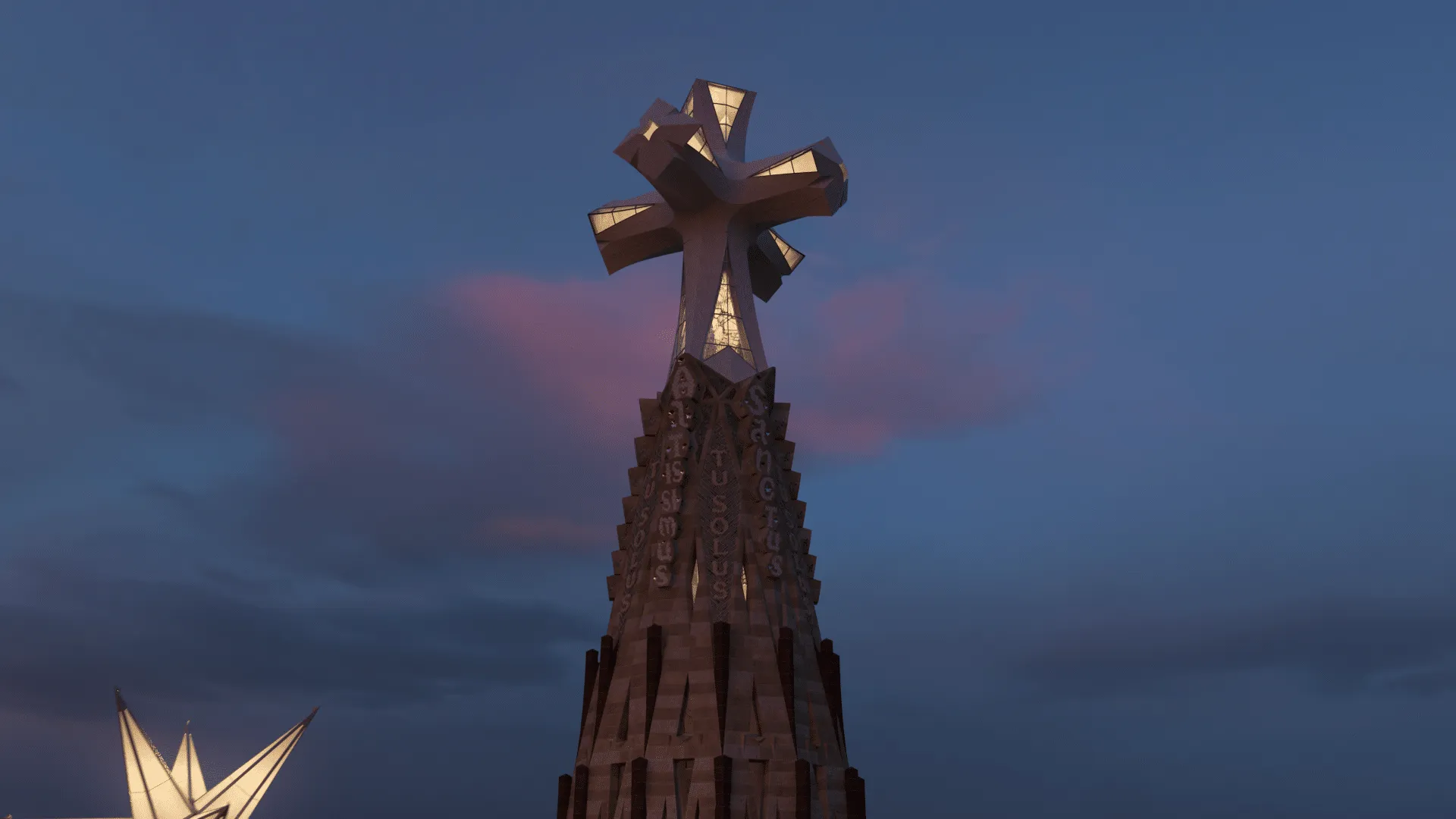 Benedicció i inauguració de la Torre de Jesucrist